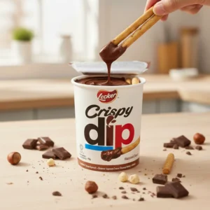 Lecker Hazelnut Chocolate Crispy Dip